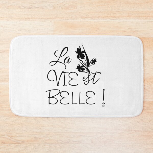 Des mots en partage (41) Tapis de bain