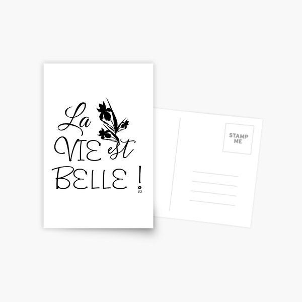 Des mots en partage (41) Carte postale