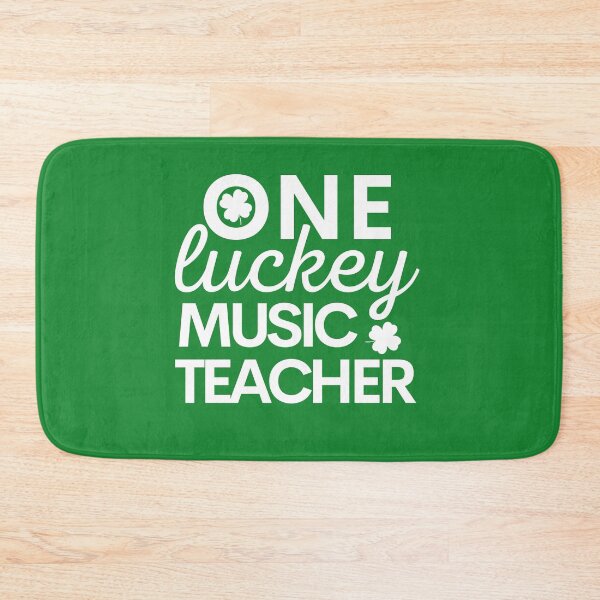 Item preview, One Lucky Music Teacher For St Patricks Day Celebration And St Patricks Day Teacher - Luckiest Music Teacher Ever designed and sold by Funwithmusic.