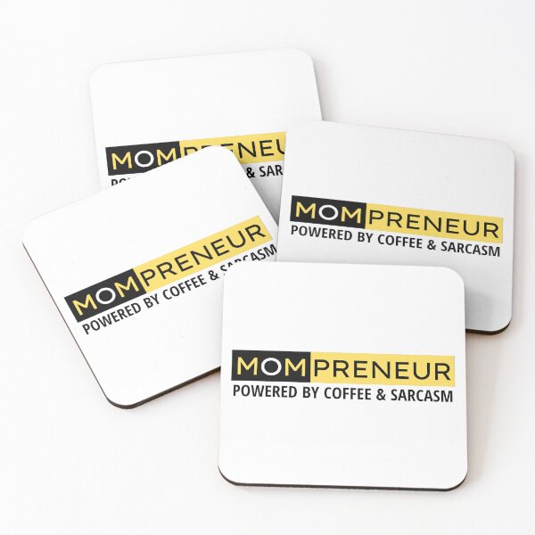 Item preview, Mompreneur Powered By Coffee and Sarcasm designed and sold by Mompreneur and Daughter.