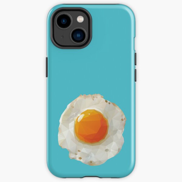 Funny Pan Fried Eggs Phone Case Funny Fried Egg for iPhone 15 14 13 11 12  Pro Max X XS XR Drop Proof Silicone Case 