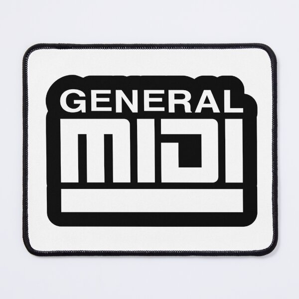 Item preview, Midi Logo (White Text, Black Outline) designed and sold by Jesse Hufstetler.