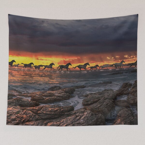 Item preview, SUNSET HORSE  designed and sold by johnnyssandart.