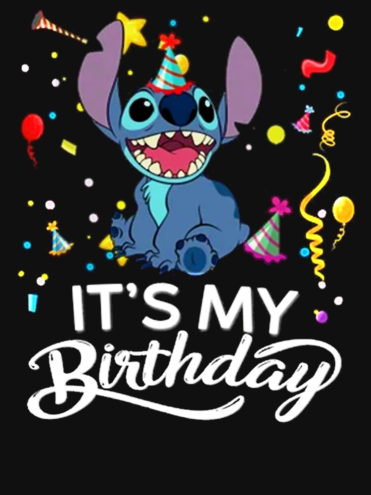 Carte de vœux for Sale avec l'œuvre « C'est mon cadeau d'anniversaire Stitch  Lilo Funny » de l'artiste trangnguyenvn88