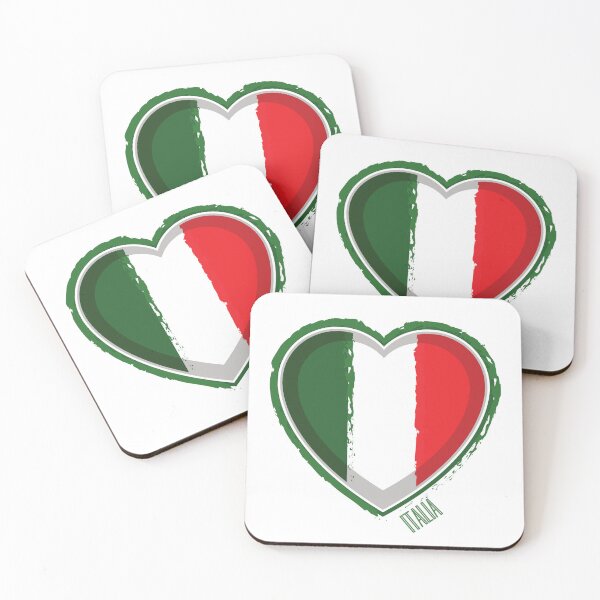 Item preview, heart with italian flag designed and sold by JAG2B.