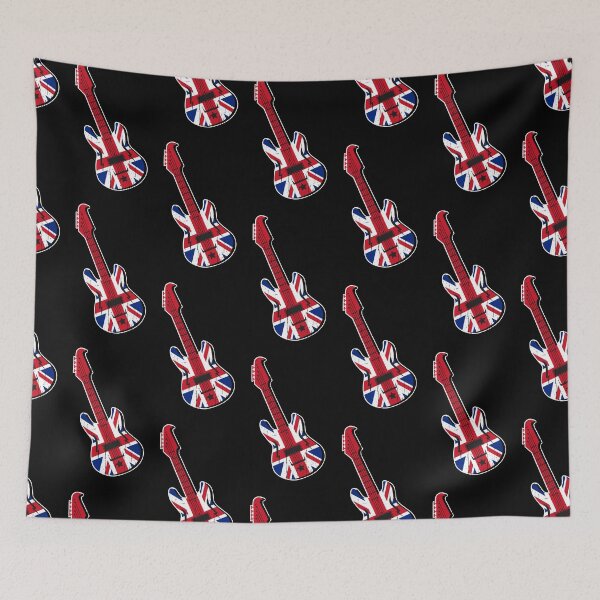 Item preview, British Guitar Player designed and sold by Happy Puppy Print On Demand.