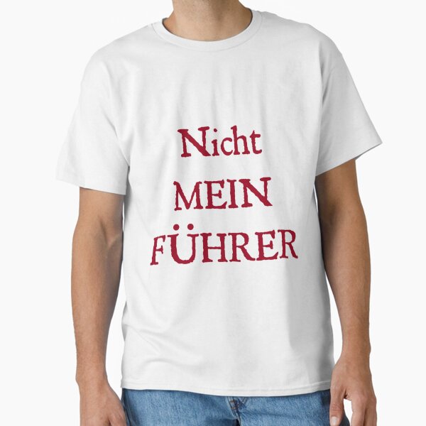 Vista previa del artículo con la obra «Nicht Mein Führer», diseñado y vendido por AzzoSandra.
