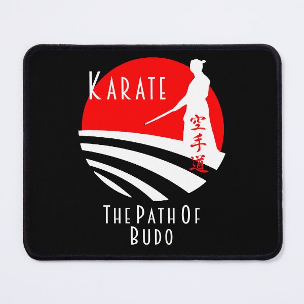 Item preview, Karate Path of Budo, Samurai Martial Arts Bushido design designed and sold by Zanshin-Art.