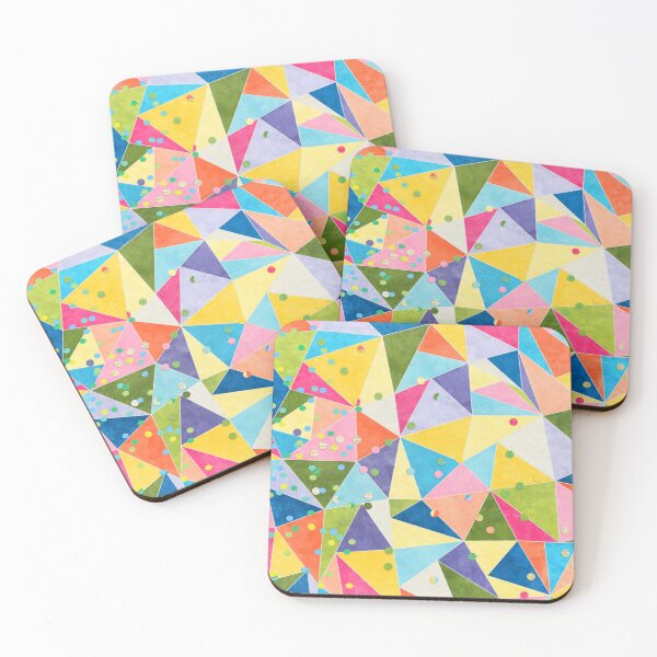 Item preview, triangle,geometric,colorful,pastel designed and sold by grickodd.