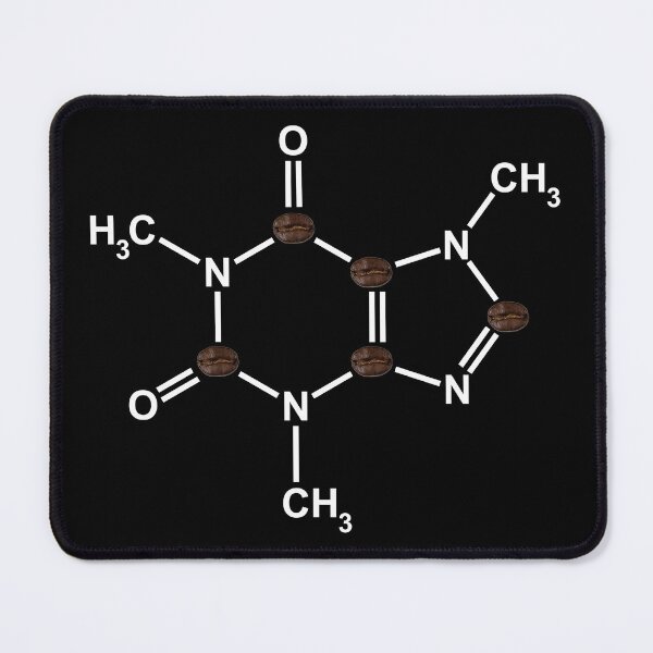 Aperçu de l'œuvre Molécule de caféine créée et vendue par Ragulee.