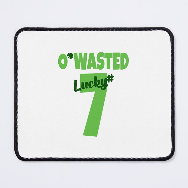 Item preview, O’Wasted Lucky #7 Baseball Style designed and sold by PawsitiveMum.