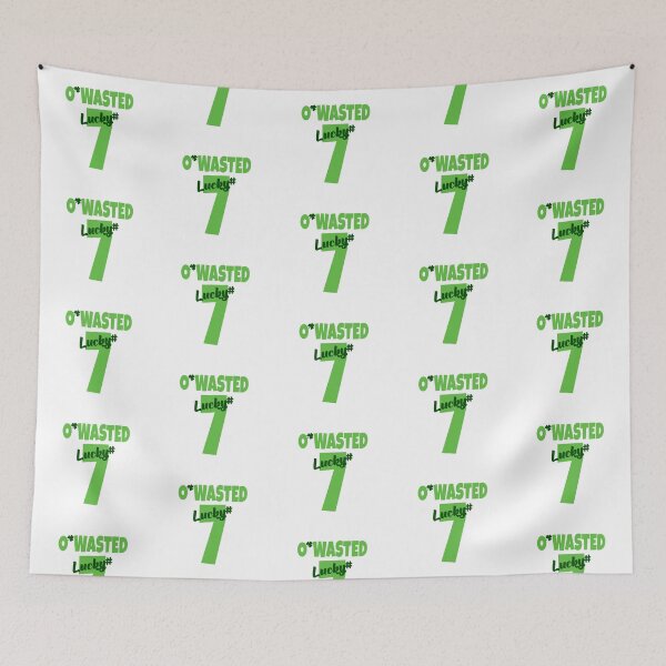 Item preview, O’Wasted Lucky #7 Baseball Style designed and sold by PawsitiveMum.