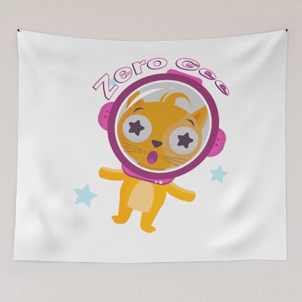 Item preview, Zero Gee astronaut cat designed and sold by cool-things-br.