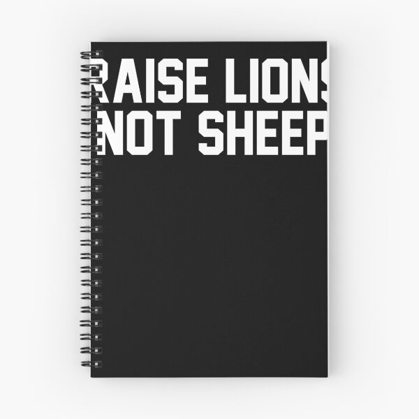 Item preview, Raise Lions Not Sheep designed and sold by ElevenVoid.