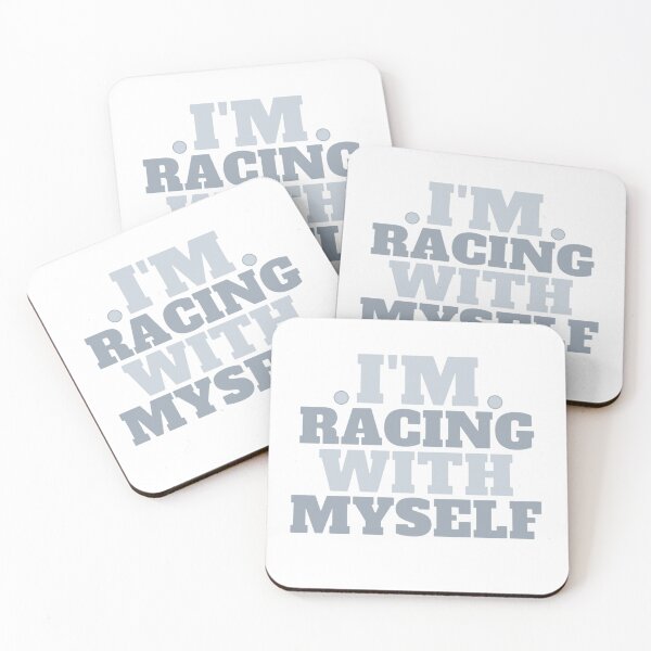 Item preview, I'm racing with myself,Funny for with myself designed and sold by amifana.