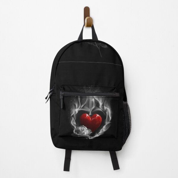 Item preview, Burning heart with rose designed and sold by kakawaldi.