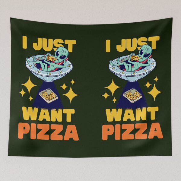Item preview, Pizza Party With Alien designed and sold by Keep Smiling.