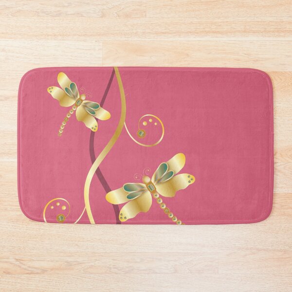 Item preview,  Gold Dragonfly Pink designed and sold by ChantalDesign.