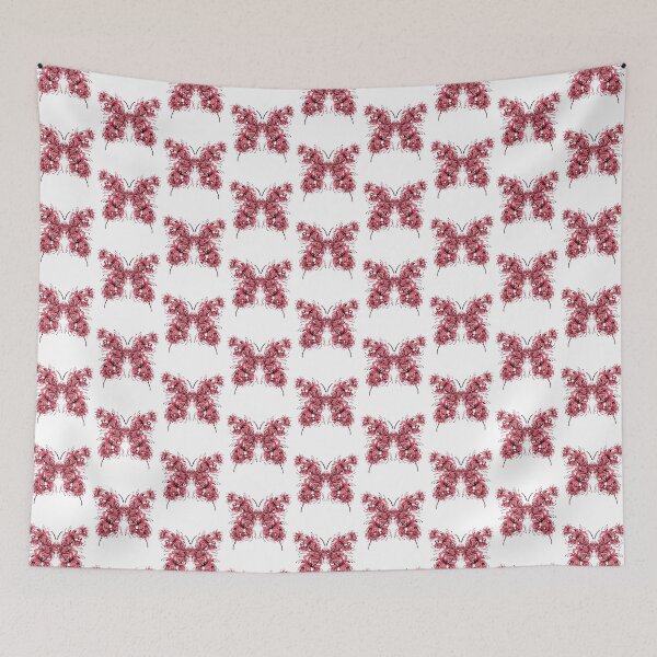 Item preview, Red Spider Lily Pink Butterfly designed and sold by THEMADBRUSH.