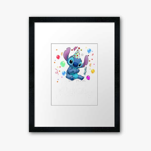 Happy Birthday Stitch  Photographic Print for Sale by dongocoan