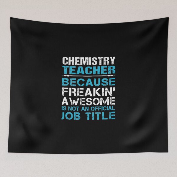 Item preview, Chemistry Teacher T Shirt - Freaking Awesome Job Gift Item Tee designed and sold by oetate4774.