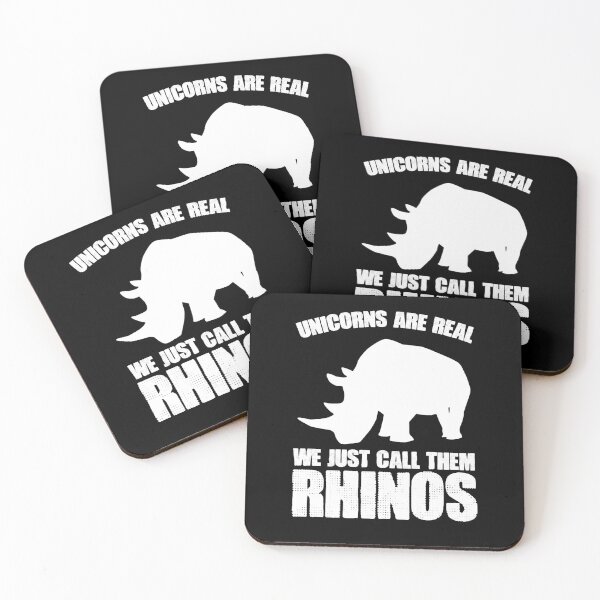 Item preview, Los unicornios son reales, divertidos, Rhinoceros Battle, Rhino Pun Lover designed and sold by Nessshirts.