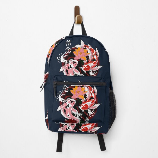 Item preview, Yakuza Japanese tattoos, koi fish pond, floral water original designed and sold by Cheeky Companions.