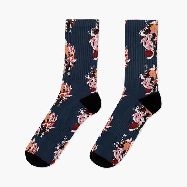 Item preview, Yakuza Japanese tattoos, koi fish pond, floral water original designed and sold by Cheeky Companions.