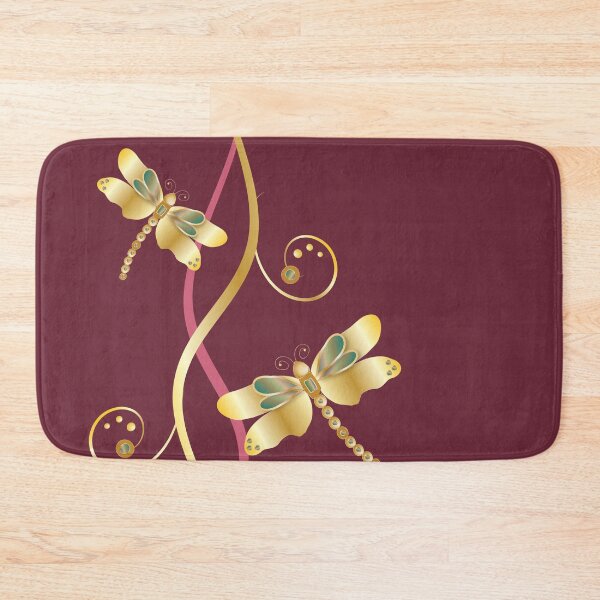 Item preview, Gold Dragonfly Red  designed and sold by ChantalDesign.