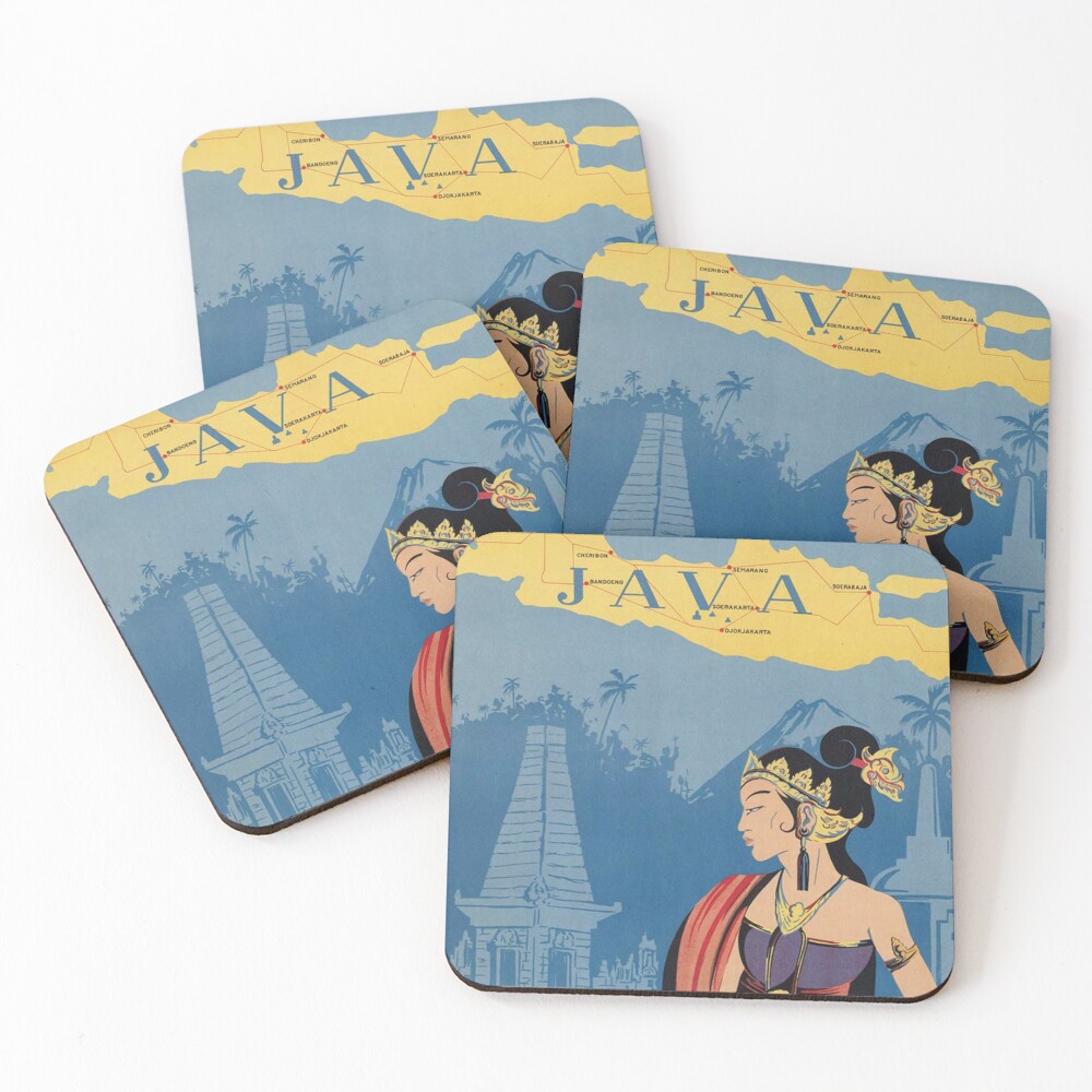 Item preview, Coasters (Set of 4) designed and sold by leafsquare.