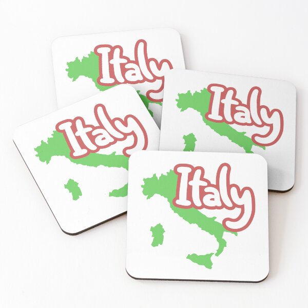 Item preview, map of italy in country color designed and sold by JAG2B.