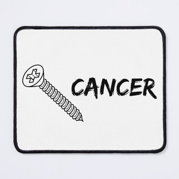 Item preview, Screw Cancer (Black Lettering) designed and sold by Ragulee.
