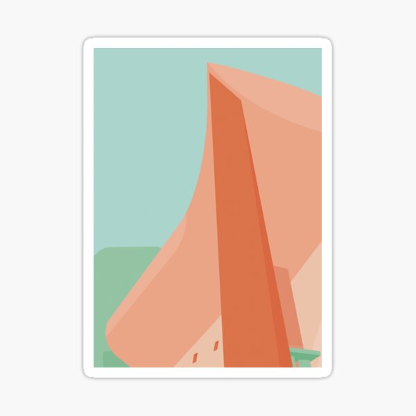 Item preview, Ronchamp Le Corbusier Minimalist Architecture designed and sold by etmeusmoi.