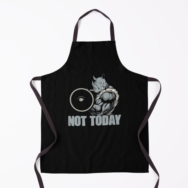 Item preview, Not Today Rhinoceroses Funny Masculine Rhino Gym Lover designed and sold by Nessshirts.