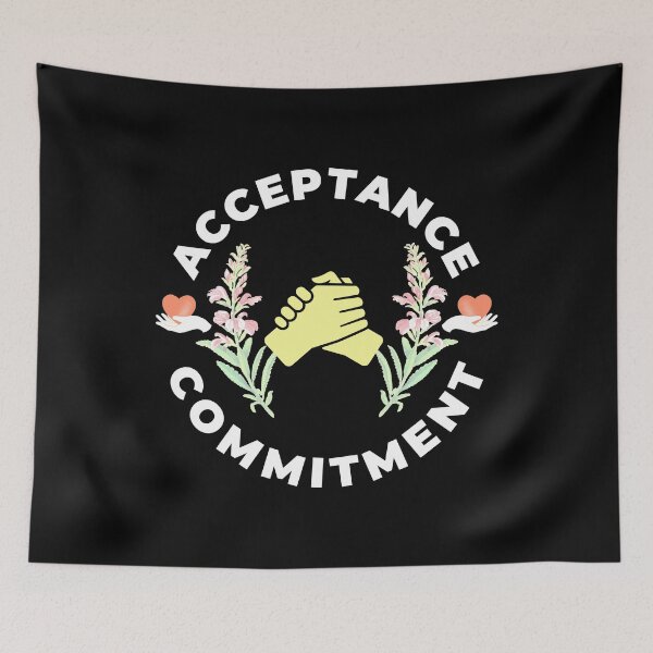Item preview, Acceptance And Commitment - Mental Health Awareness | Mental Healthy Quotes designed and sold by Delandor.