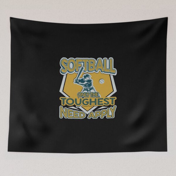 Item preview, Softball Shirt Only The Toughest Need Apply Classic T-Shirt designed and sold by mercedesfr47.