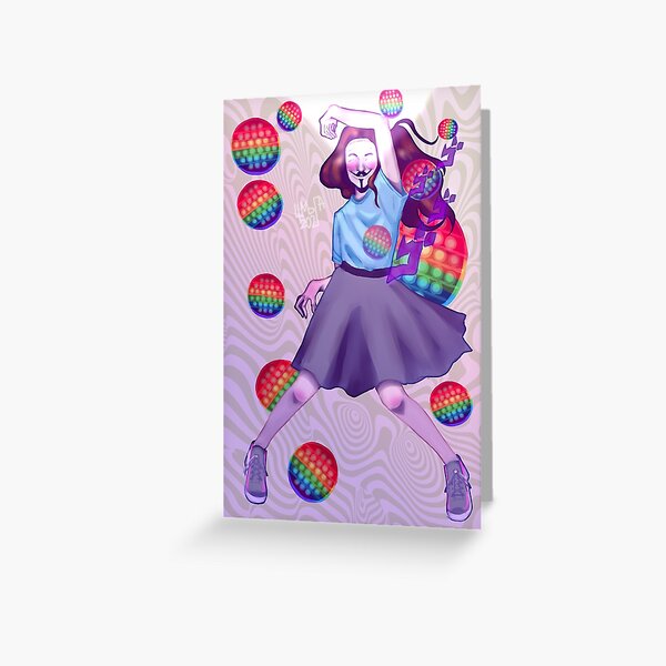 Jojo Pose Greeting Cards for Sale