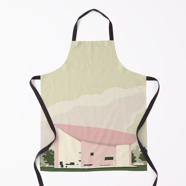 Item preview, Facade Ronchamp le Corbusier Minimalist architecture designed and sold by DANE_Projects.