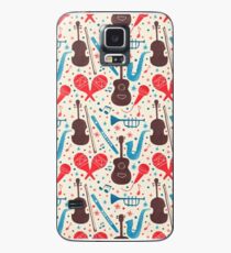 Music Instruments Pattern Case/Skin for Samsung Galaxy