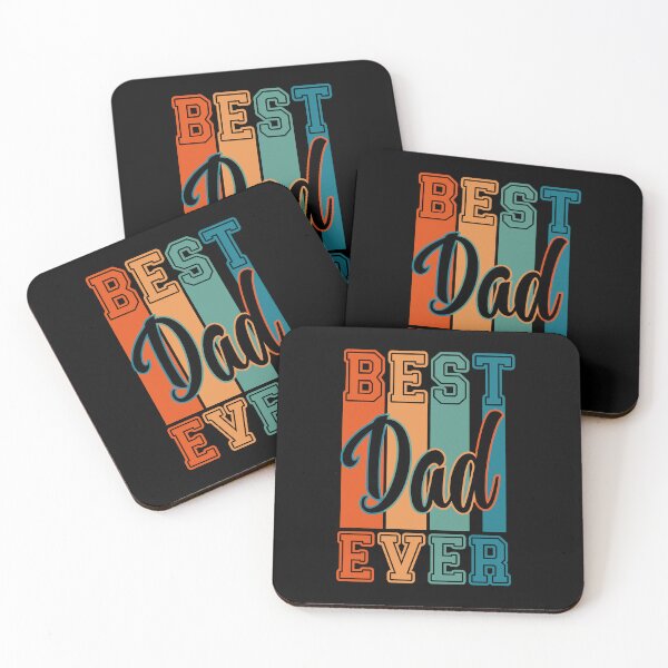 Item preview, Best Dad Ever Retro Colors designed and sold by PeachesMommy.