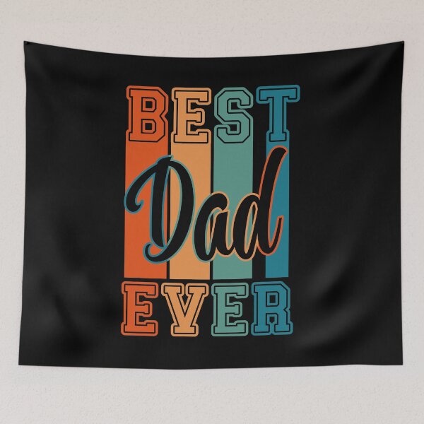 Item preview, Best Dad Ever Retro Colors designed and sold by PeachesMommy.