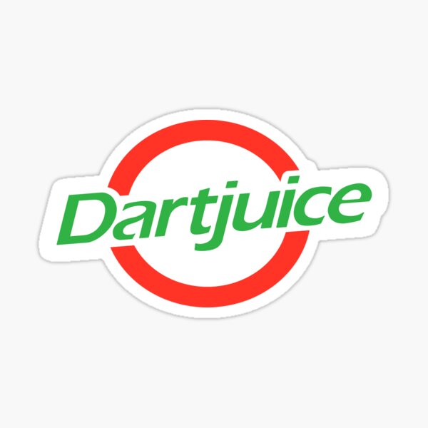 Dart Juice Logo Small Sticker For Sale By Berben Redbubble