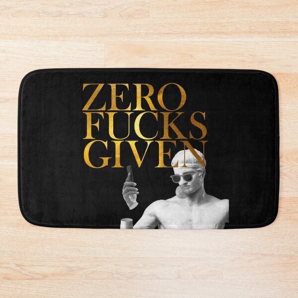Item preview, Zero Fucks Given designed and sold by Nothing Serious Store.