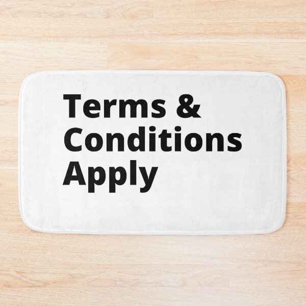 Item preview, Terms & Conditions Apply Text designed and sold by RiadMannan.