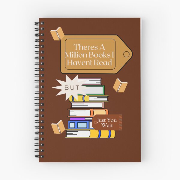 Item preview, There's a Million Books I Haven't Read but Just You Wait: Reading Journal, Book Lover Notebook, Gift For Reader, Birthday Present For Kids or Reading Teacher designed and sold by badretop.