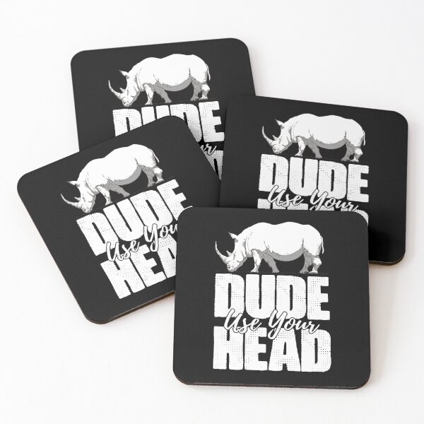 Item preview, Use Your Head Funny Rhinoceros Pun para un amante de Battle Rhino designed and sold by Nessshirts.