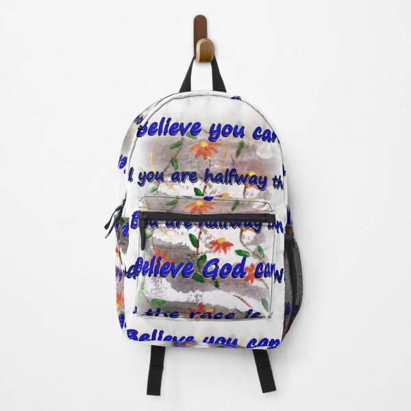 Item preview, believe you can, and you are halfway there, believe God can, and the race is won, designed and sold by NessArtByEwa.