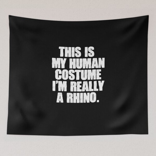 Item preview, Este es mi disfraz humano Rinoceronte divertido Amante del rinoceronte designed and sold by Nessshirts.