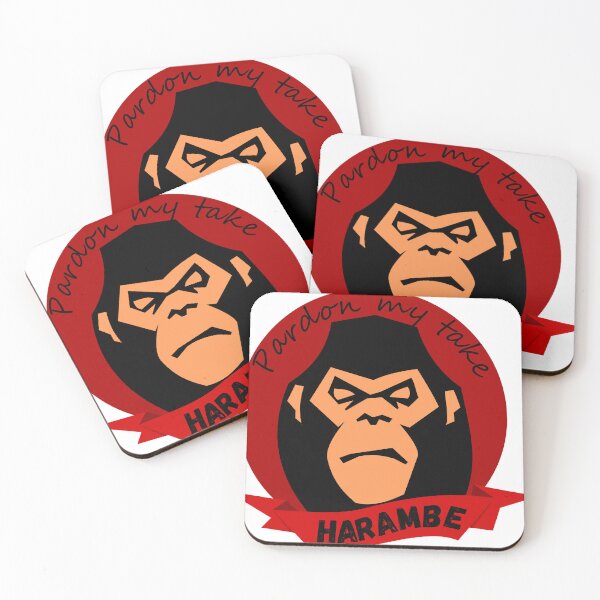 Item preview, Pardon my take Harambe - Red version designed and sold by am-L.