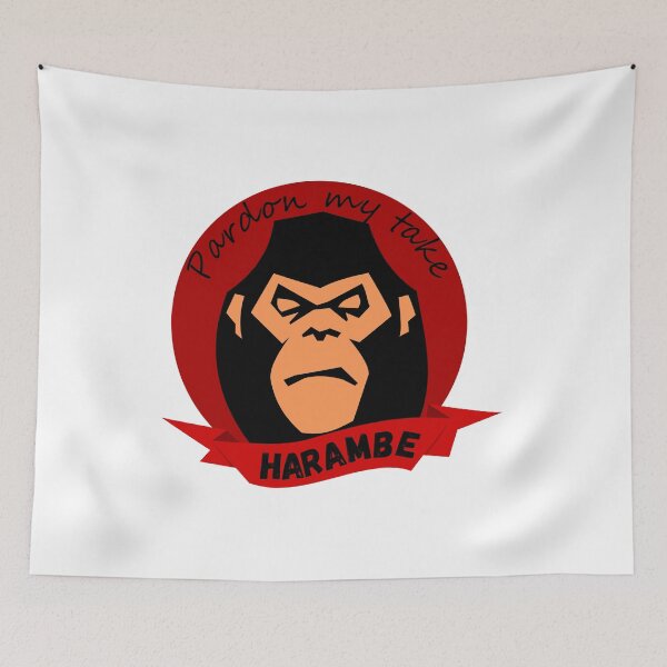 Item preview, Pardon my take Harambe - Red version designed and sold by am-L.